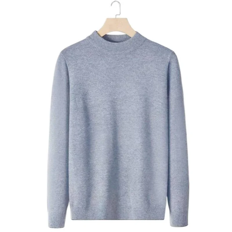 Damen Feinstrick-Stehkragenpullover aus Baumwollmix mit gerippten Bündchen Nord Taschen