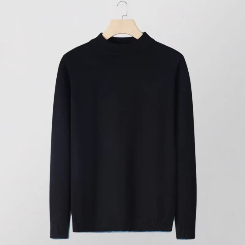 Damen Feinstrick-Stehkragenpullover aus Baumwollmix mit gerippten Bündchen Nord Taschen