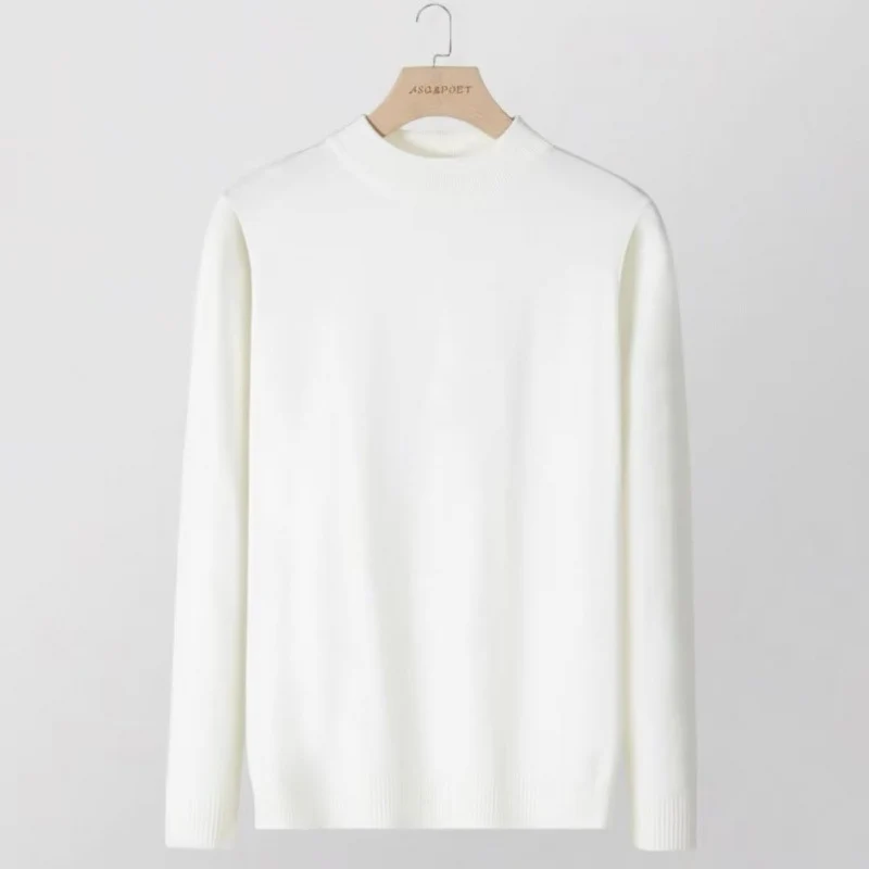 Damen Feinstrick-Stehkragenpullover aus Baumwollmix mit gerippten Bündchen Nord Taschen