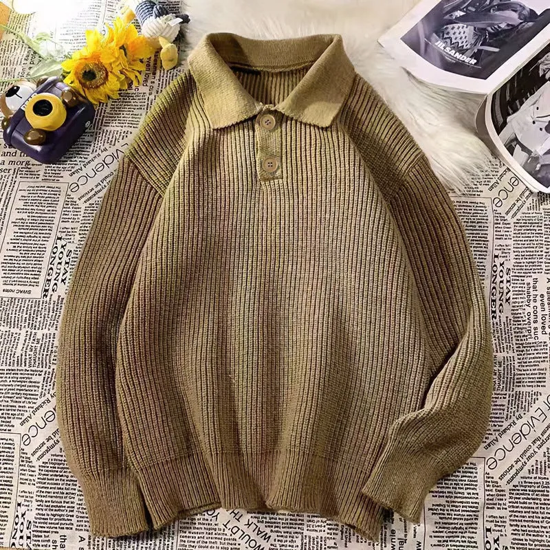 Damen Feinstrick-Polopullover mit Rippenstruktur und Zwei-Knopf-Leiste Nord Taschen