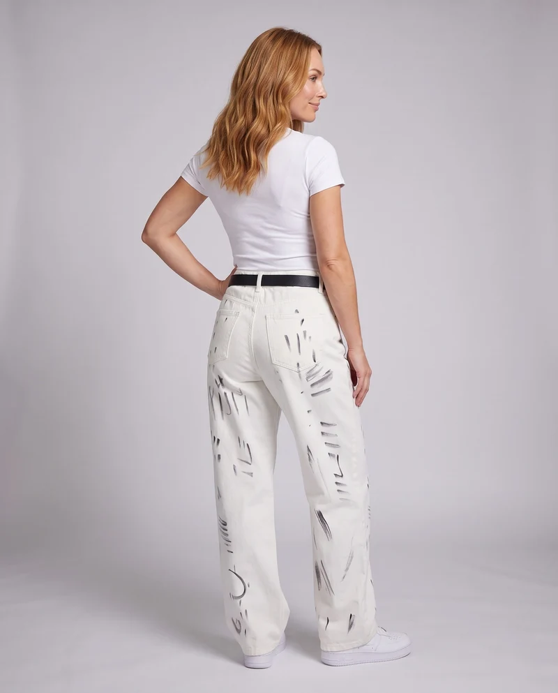 Frauen Legere Weit Geschnittene Hose Nord Taschen