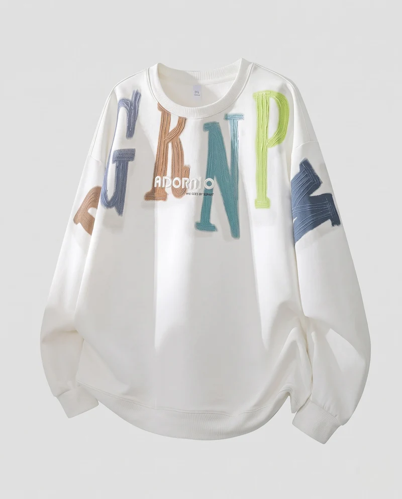 Damen Freizeitpullover mit kreativem Logo-Design Nord Taschen