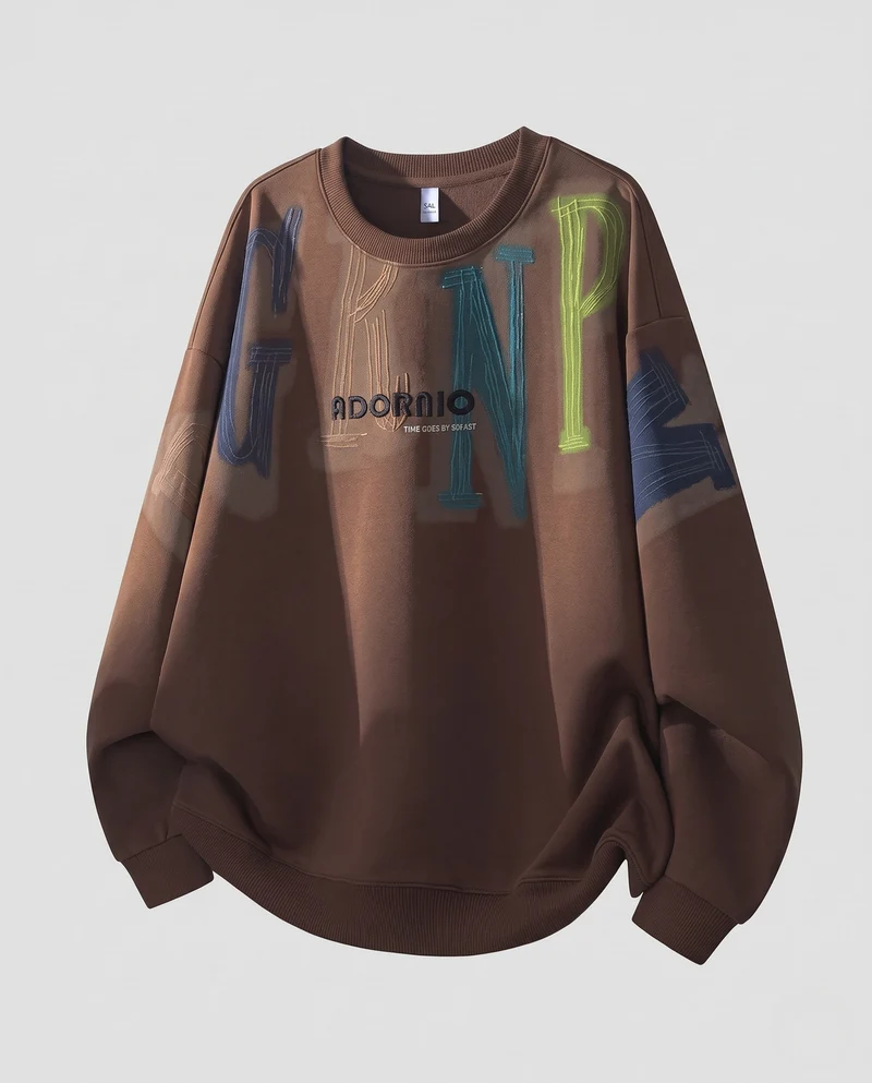 Damen Freizeitpullover mit kreativem Logo-Design Nord Taschen
