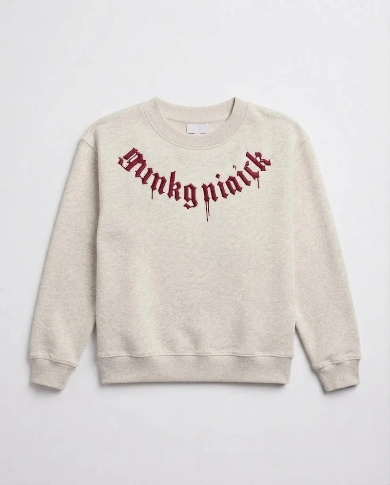 Damen Freizeit Übergröße Sweatshirt Nord Taschen