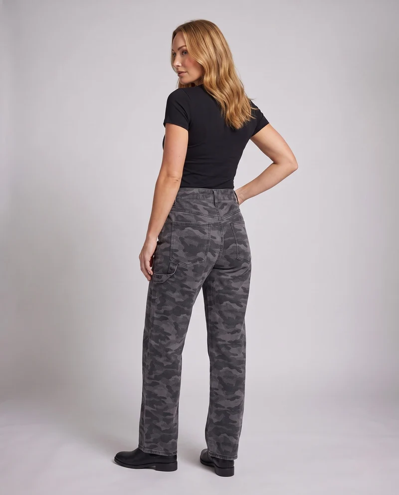 Frauen Modische Camouflage-Hosen Nord Taschen