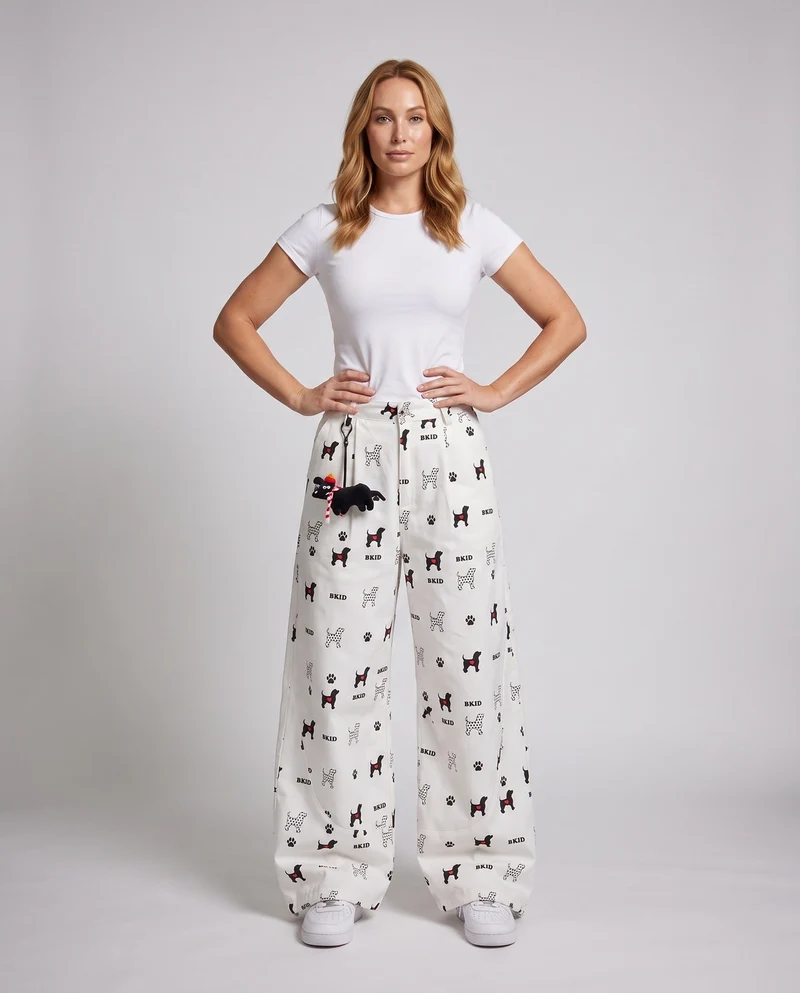 Frauen Lustige und Bequeme Locker Sitze Hose Nord Taschen