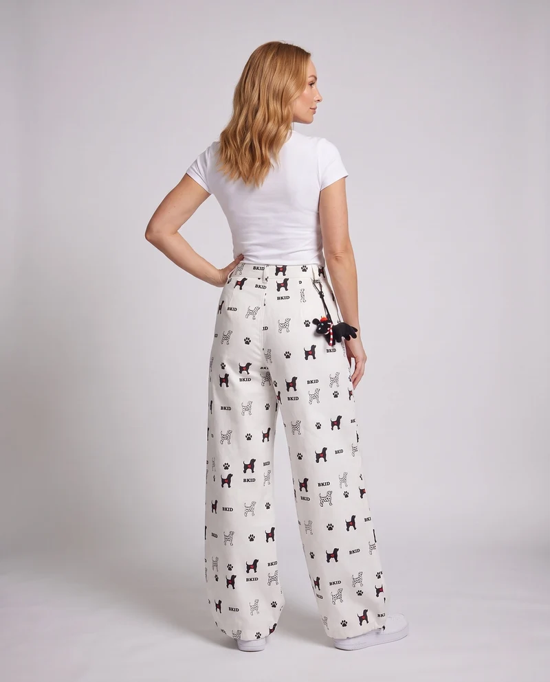Frauen Lustige und Bequeme Locker Sitze Hose Nord Taschen