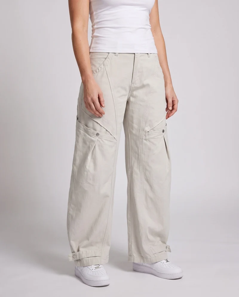 Damen Stylische Cargo-Hose mit praktischen Taschen Nord Taschen
