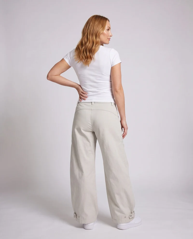 Damen Stylische Cargo-Hose mit praktischen Taschen Nord Taschen