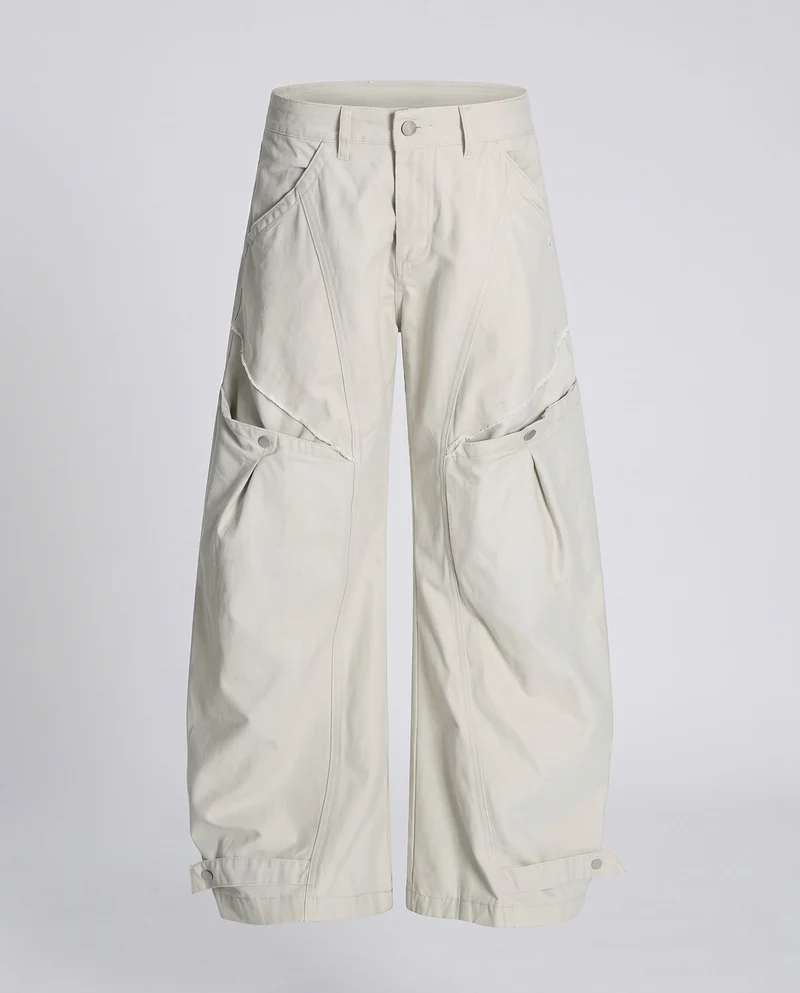 Damen Stylische Cargo-Hose mit praktischen Taschen Nord Taschen
