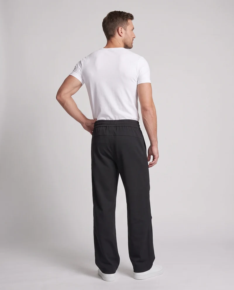 Herren Weit geschnittene Tech-Cargo-Hose mit Tunnelzug, Druckknopf‑Partien & Utility‑Paneelen Nord Taschen