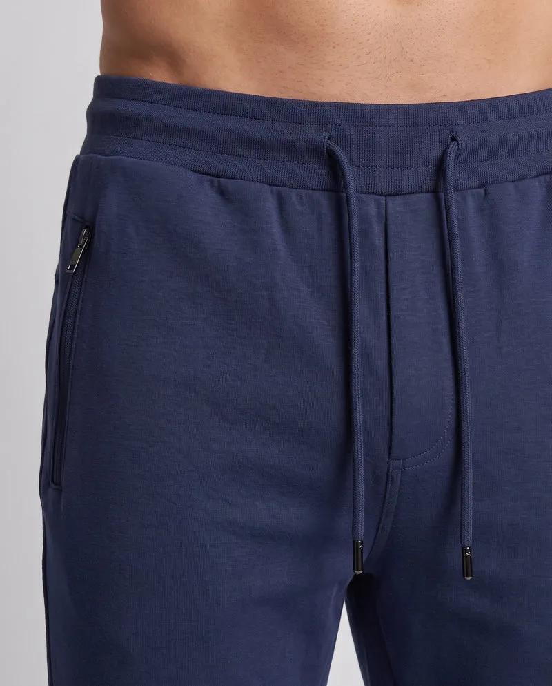 Herren Weiche French-Terry Jogginghose mit Tunnelzugbund, verdeckten Reißverschlusstaschen & geradem Bein Nord Taschen