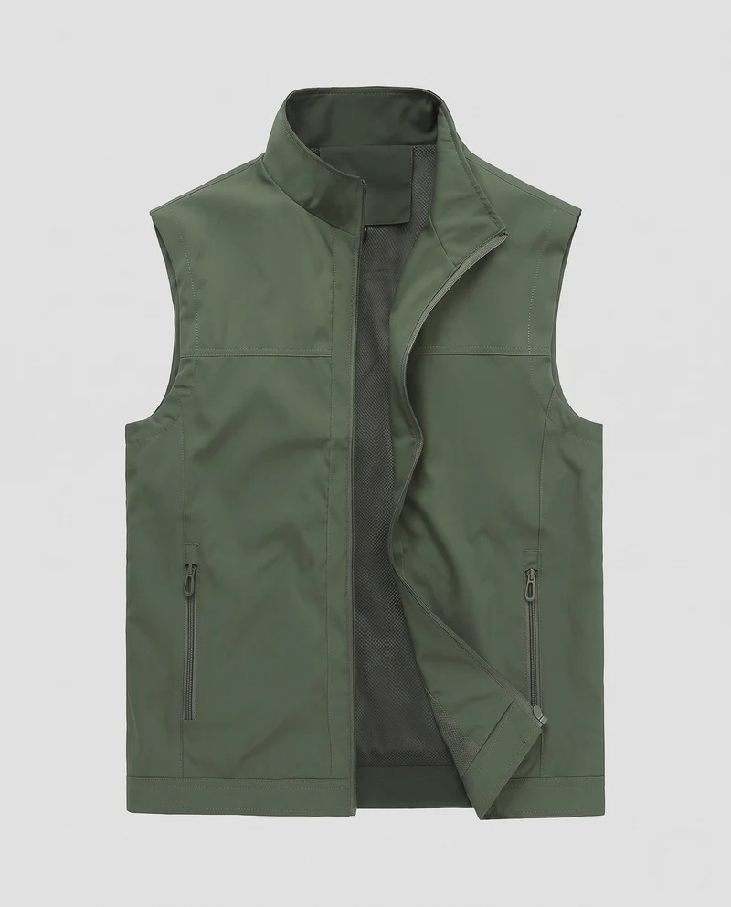 Herren Softshell-Weste mit winddichter Hülle, Meshfutter & sicheren Reißverschlusstaschen Nord Taschen