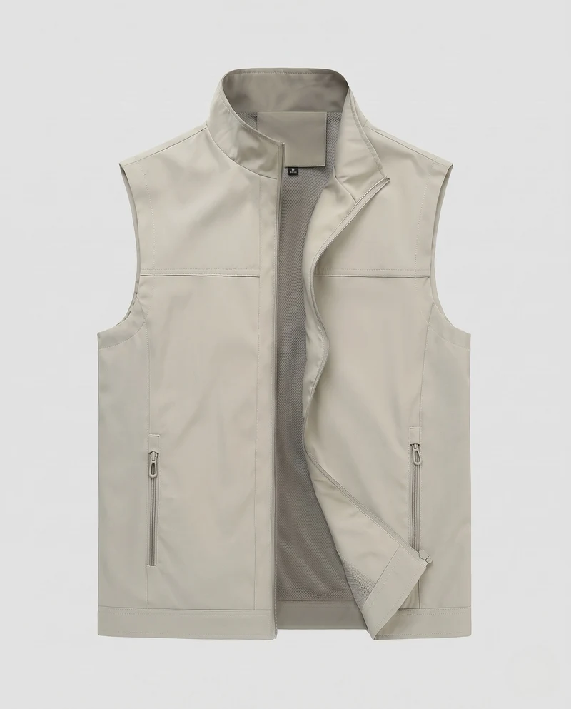 Herren Softshell-Weste mit winddichter Hülle, Meshfutter & sicheren Reißverschlusstaschen Nord Taschen