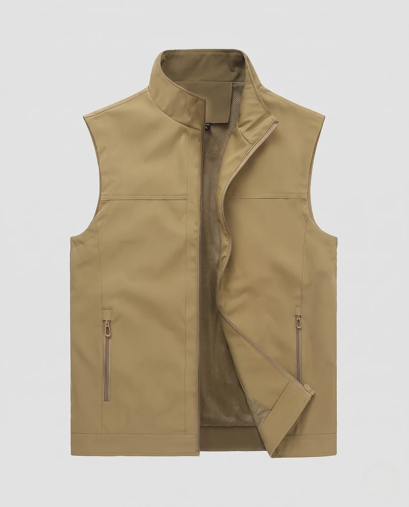 Herren Softshell-Weste mit winddichter Hülle, Meshfutter & sicheren Reißverschlusstaschen Nord Taschen