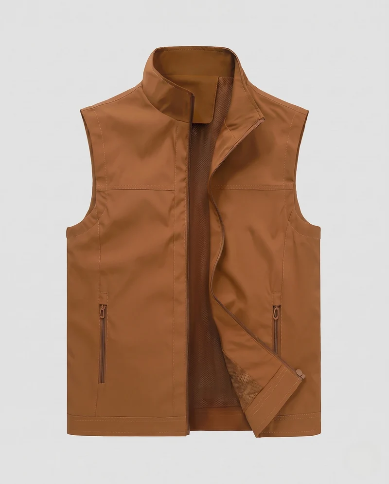 Herren Softshell-Weste mit winddichter Hülle, Meshfutter & sicheren Reißverschlusstaschen Nord Taschen