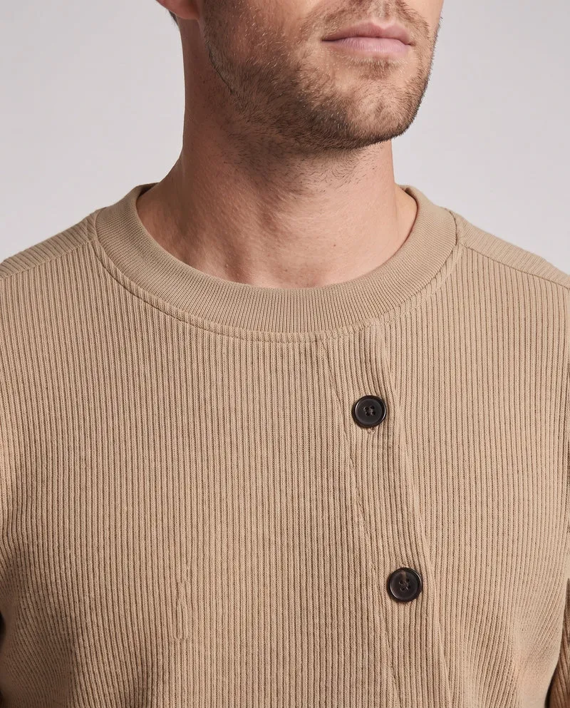 Herren Modische Schal-Ärmel Bluse Nord Taschen