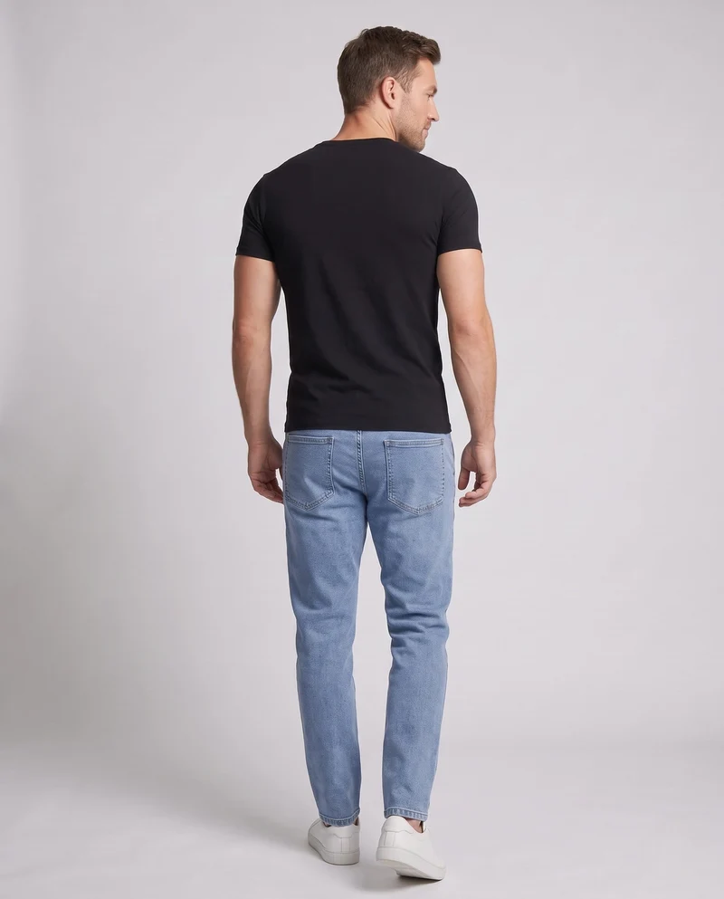 Herren Modische Slim-Fit Jeans Nord Taschen
