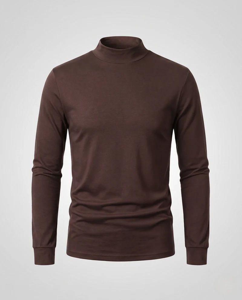 Herren Modischer Stehkragenpullover Nord Taschen