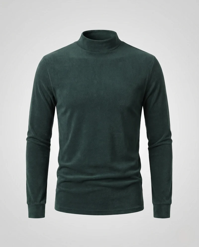 Herren Modischer Stehkragenpullover Nord Taschen