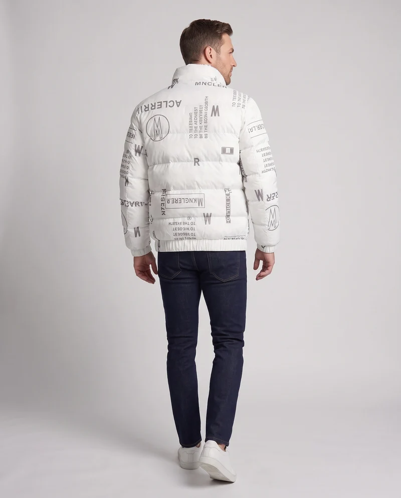 Herren Wattierte Steppjacke mit metallischem Glanz, kurzer Stehkragen & elastischem Saum Nord Taschen