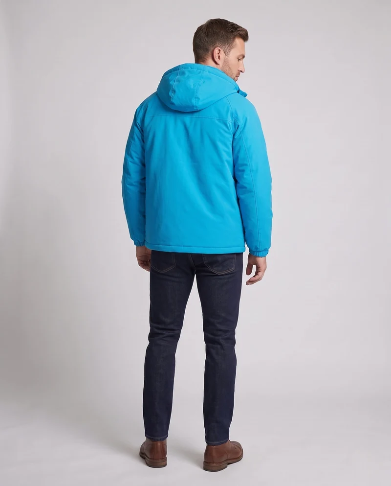 Herren Wattierte Kapuzenjacke mit winddichter Hülle, Thermofutter & Utility-Taschen Nord Taschen