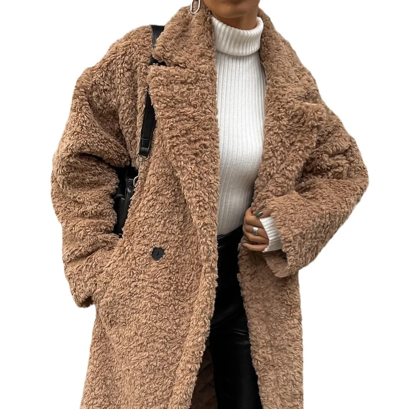 Damen wadenhohe robuste Schnürstiefel mit Plateau-Profilsohle Nord Taschen