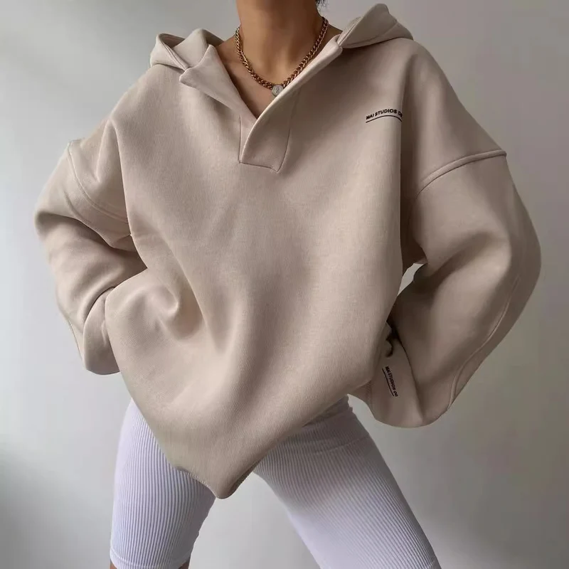 Damen Voluminöser Sculpt-Hoodie mit Oversize-Silhouette und markanter Kapuze Nord Taschen