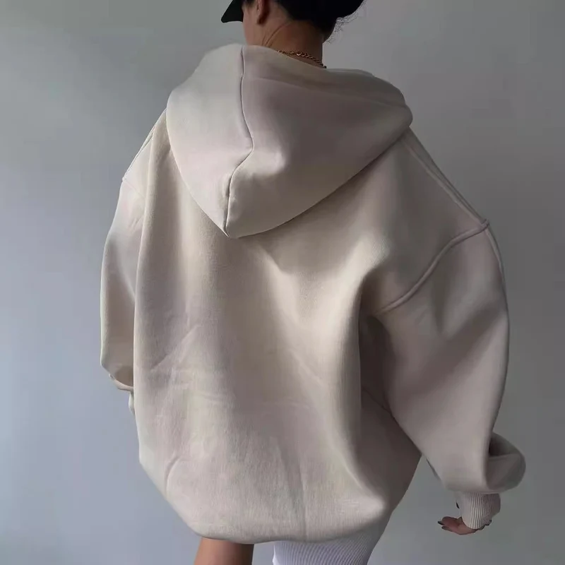 Damen Voluminöser Sculpt-Hoodie mit Oversize-Silhouette und markanter Kapuze Nord Taschen