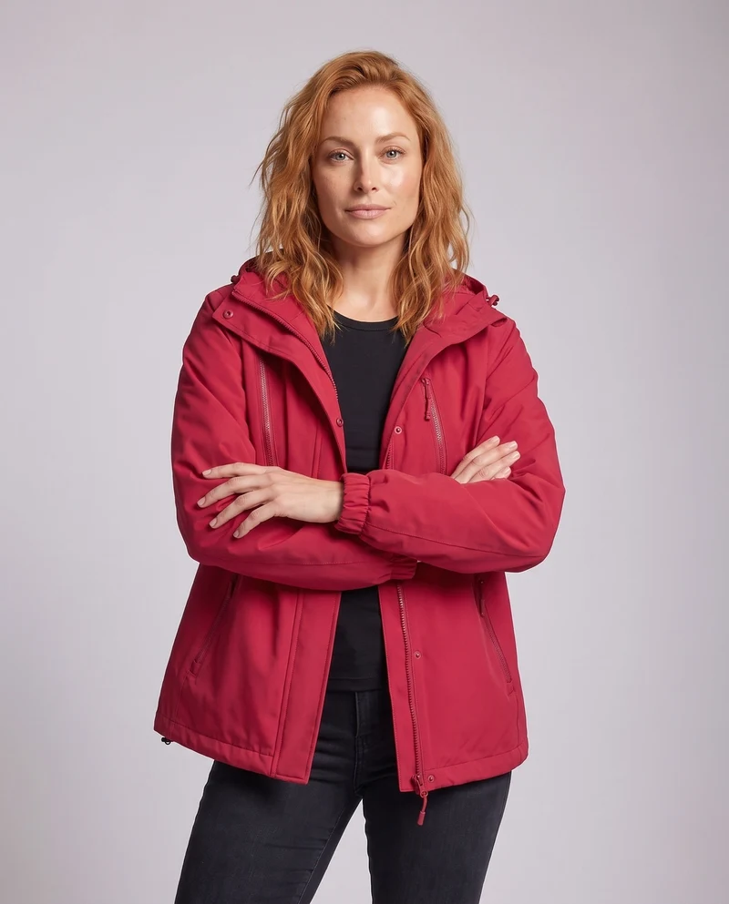 Damen Wetterfeste Übergangsjacke Nord Taschen