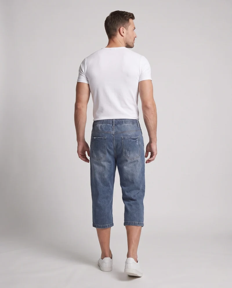 Herren Bequeme Denim-Shorts im lässigen Schnitt Nord Taschen