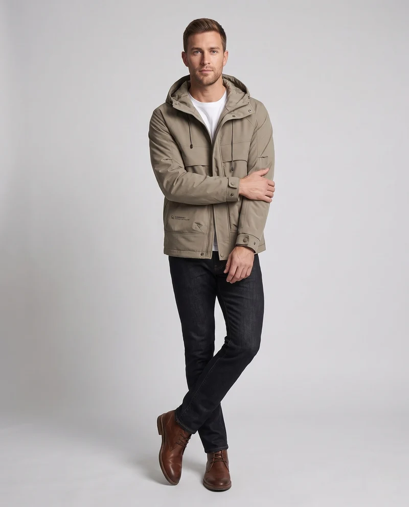 Herren Multifunktionale Übergangsjacke Nord Taschen