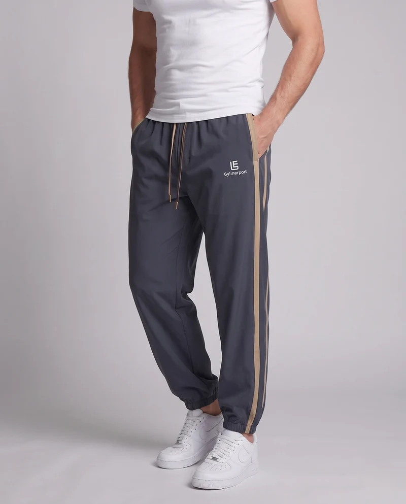 Herren Sportliche Freizeithose mit seitlichen Streifen Nord Taschen