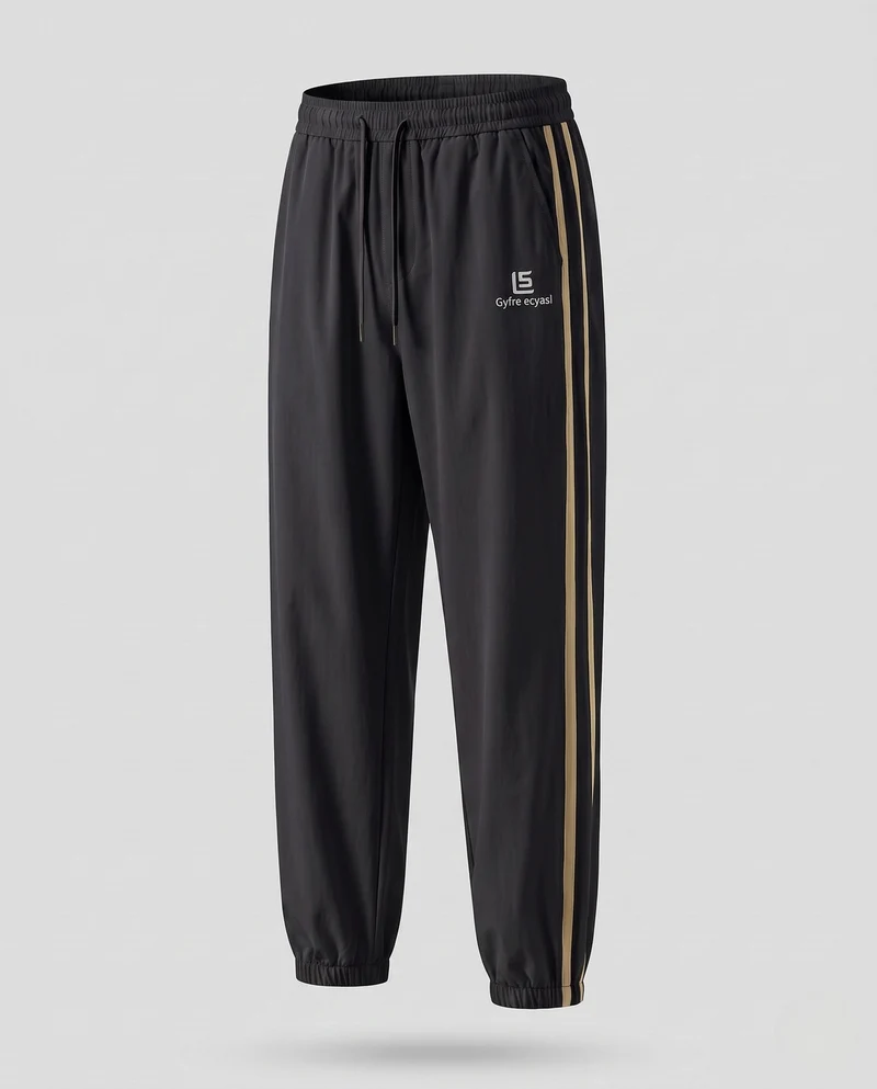 Herren Sportliche Freizeithose mit seitlichen Streifen Nord Taschen