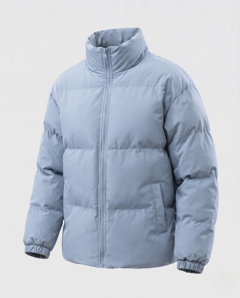 Herren Wattierte Freizeit‑Steppjacke mit hohem Kragen, wind‑ und wasserabweisender Hülle Nord Taschen