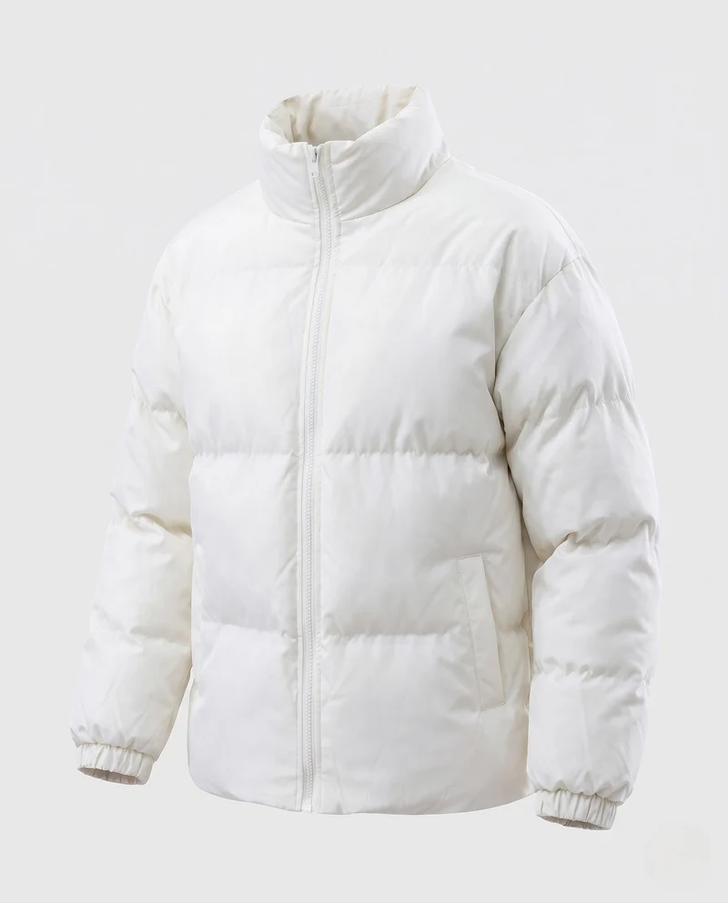 Herren Wattierte Freizeit‑Steppjacke mit hohem Kragen, wind‑ und wasserabweisender Hülle Nord Taschen