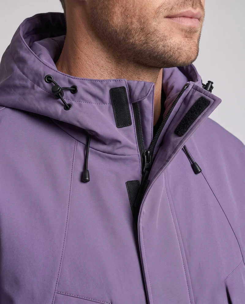 Herren Wasserdichte Utility-Outdoor-Jacke mit Kapuze, verschweißten Nähten & multifunktionalen Brusttaschen Nord Taschen
