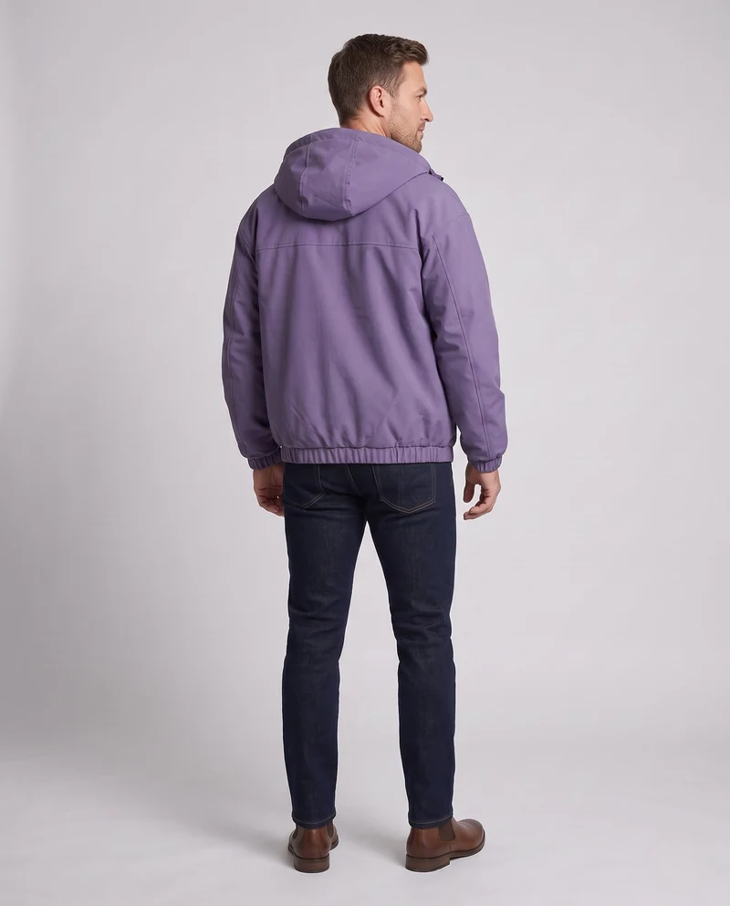 Herren Wasserdichte Utility-Outdoor-Jacke mit Kapuze, verschweißten Nähten & multifunktionalen Brusttaschen Nord Taschen