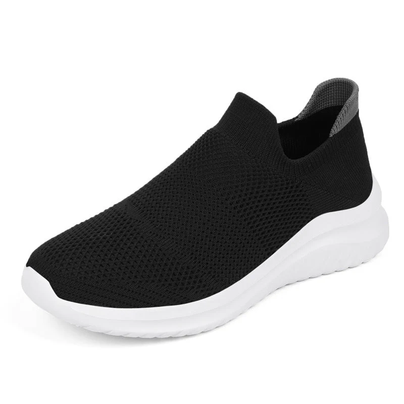 Unisex nan atmungsaktive Strick-Schlupfsneaker mit ergonomischem Memory-Fußbett