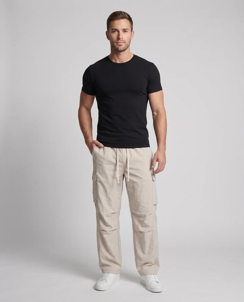 Herren Bequeme Cargo-Hose Nord Taschen