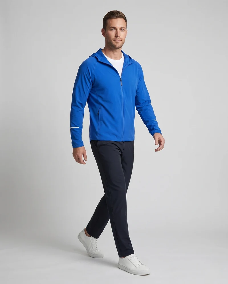 Herren Sportliche Laufjacke Nord Taschen