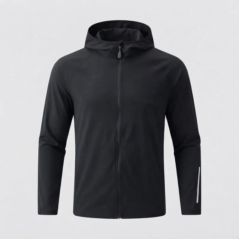 Herren Sportliche Laufjacke Nord Taschen