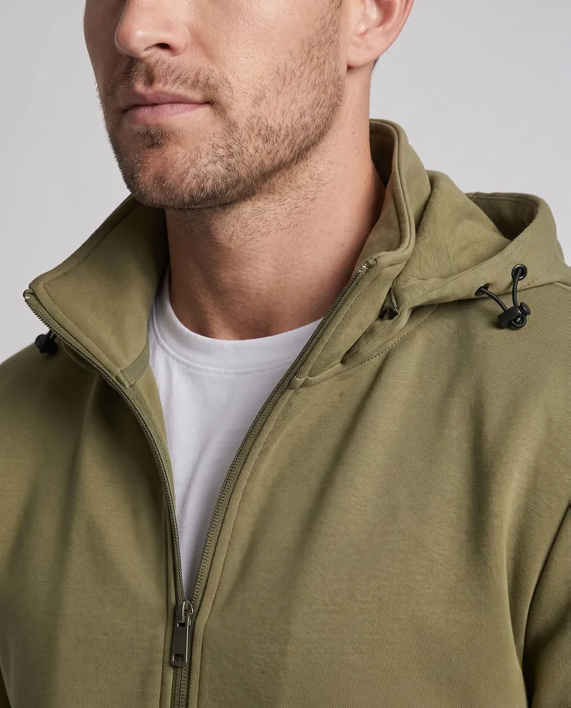 Herren Warmes gefüttertes Trainingsset mit Kapuzen‑Zipjacke & konischer Fleece-Jogginghose Nord Taschen