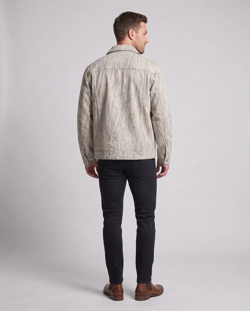 Herren Vintage-Optik Kord-Überhemd mit Sherpa-Innenfutter & aufgesetzten Taschen Nord Taschen