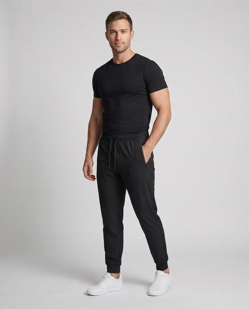 Herren Sportliche Trainingshose mit Reißverschluss Nord Taschen