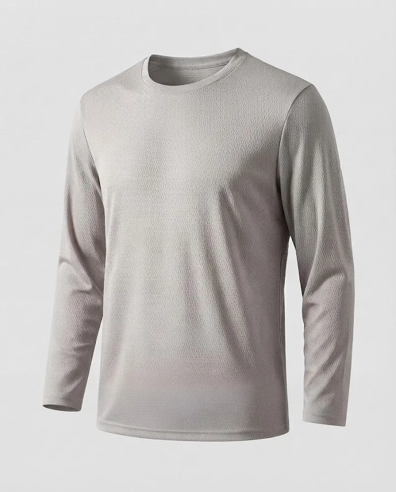 Herren Sportliches Langarmoberteil Nord Taschen