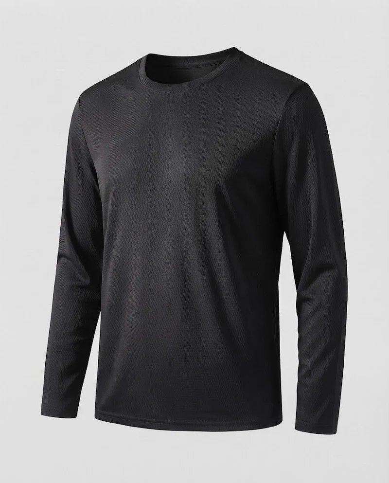 Herren Sportliches Langarmoberteil Nord Taschen