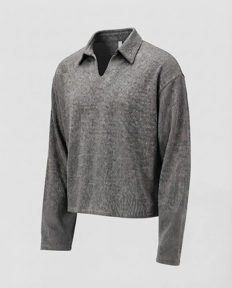 Herren Sportlicher Pullover mit V-Ausschnitt Nord Taschen