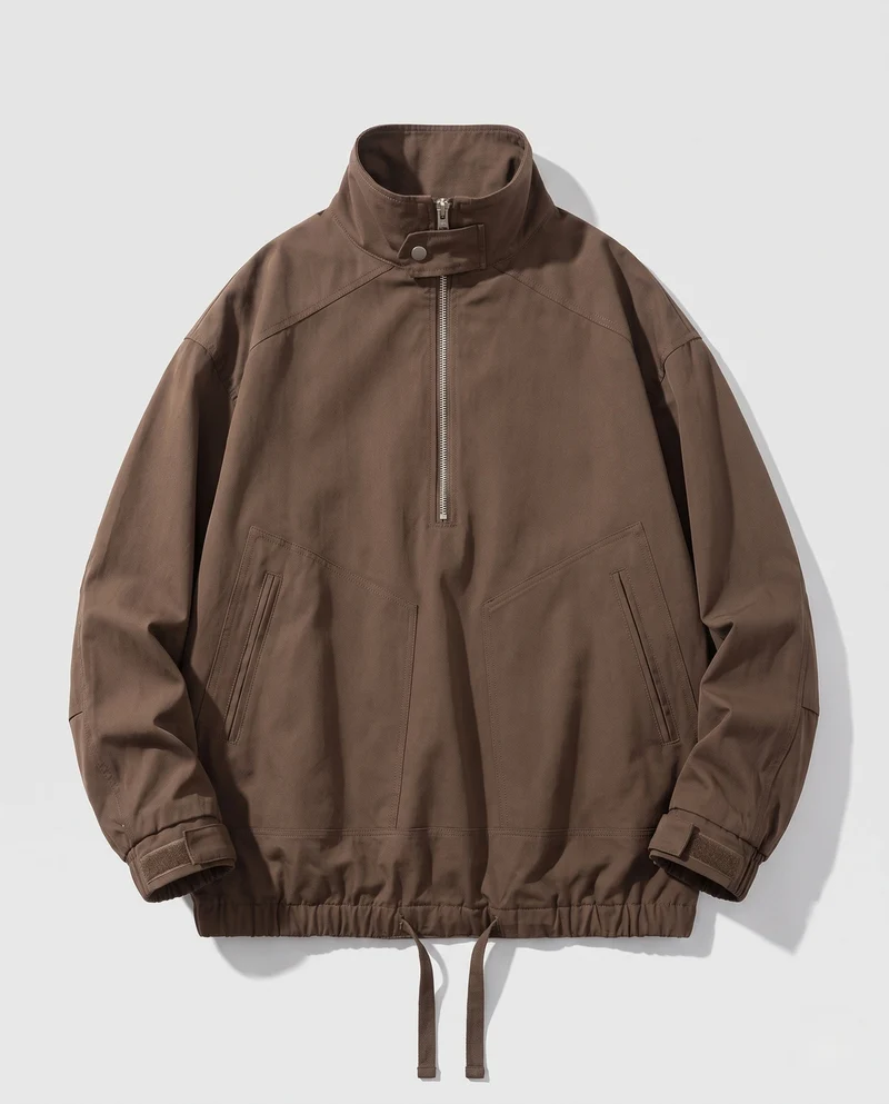 Herren urbane Übergangsjacke mit hohem Kragen Nord Taschen