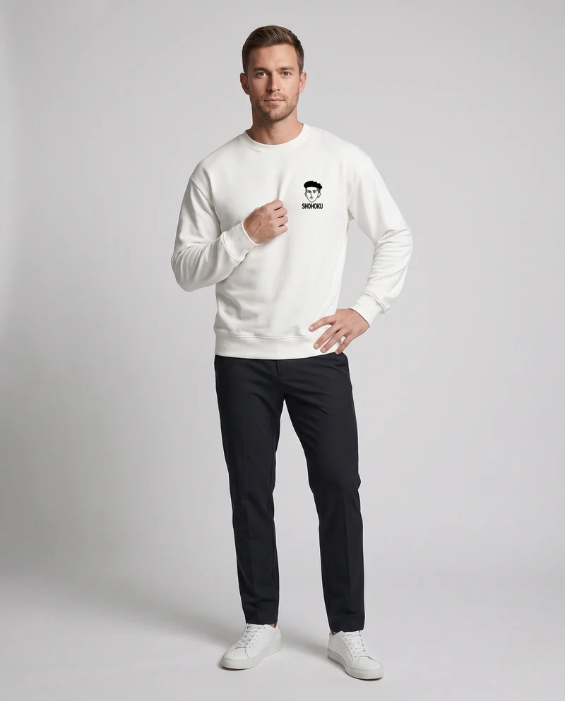 Herren Urbaner Oversized Sweatshirt Nord Taschen